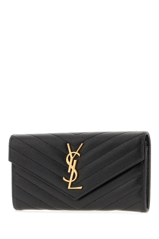 26SS 생로랑 지갑 372264BOW01 1000 Nero - SAINT LAURENT