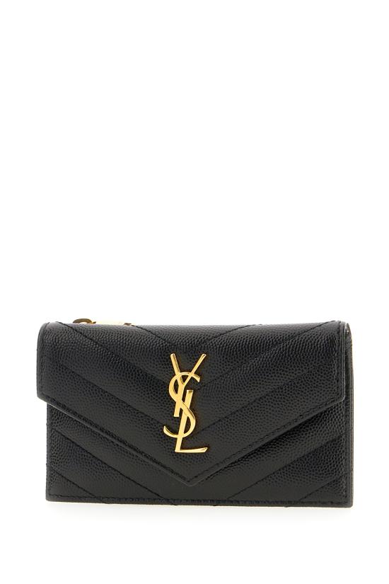 26SS 생로랑 지갑 612808BOW01 1000 Nero - SAINT LAURENT