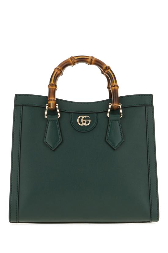 26SS 구찌 다이애나 뱀부 핸들 토트백 853226AAEDB 3020 Verde