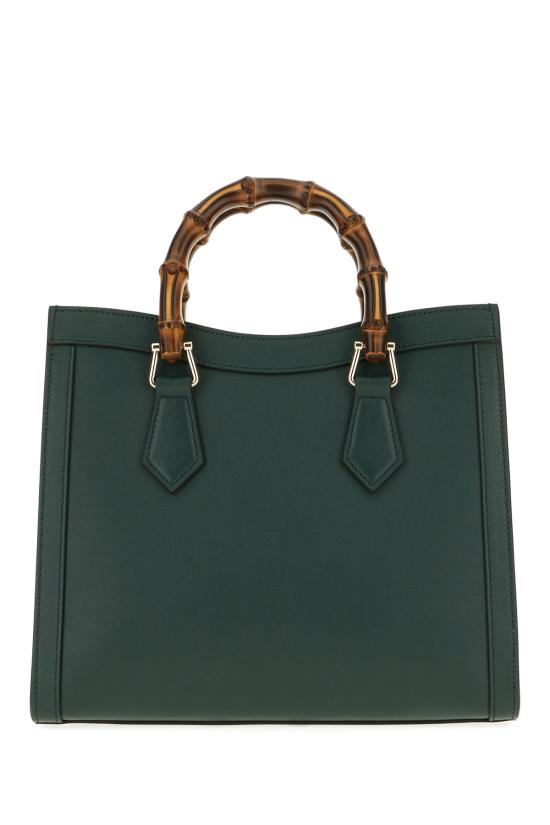 26SS 구찌 다이애나 뱀부 핸들 토트백 853226AAEDB 3020 Verde - GUCCI