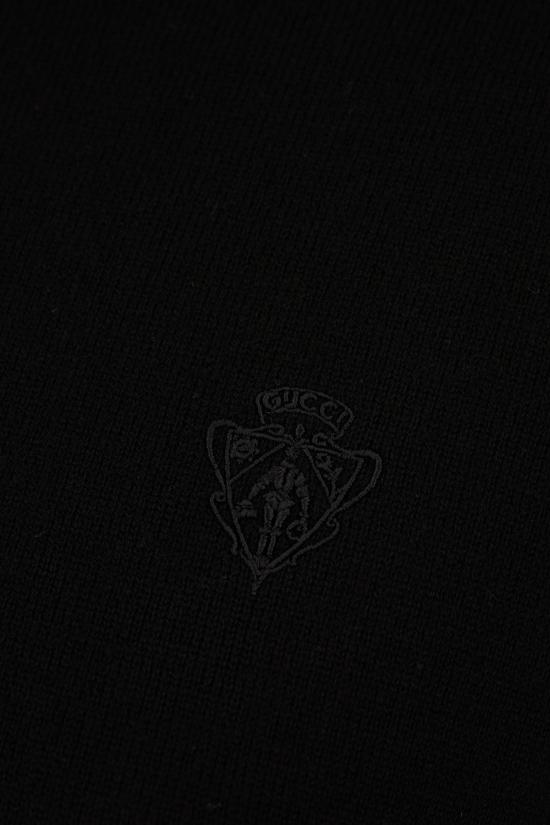 26SS 구찌 자수 울 니트 터틀넥 860442XKFG7 1043 NERO - GUCCI