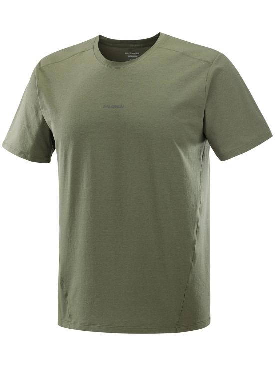  살로몬 탑 트랙라인 티셔츠 그린