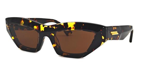  보테가베네타 안경 보테가 베네타 Bv1219 S 002 아세테이트 선글라스 하바나 - BOTTEGA VENETA