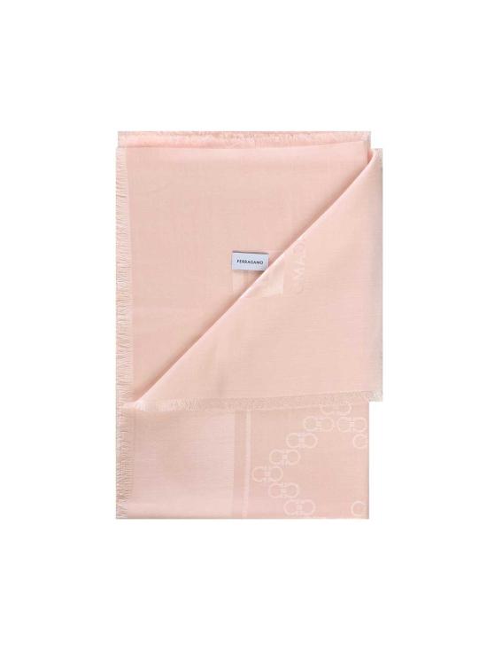  살바토레 페라가모 머플러/스카프 페라가모 실크 스카프 핑크 - SALVATORE FERRAGAMO