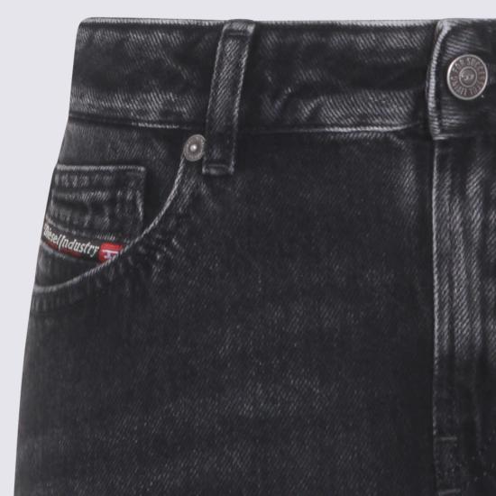  디젤 데님 스커트 클라이 미니 스커트 블랙 - DIESEL