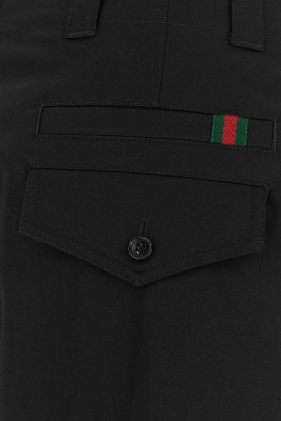 구찌 수트 팬츠 Gucci Cottondomestic 버팔로 판탈로니  블랙 - GUCCI