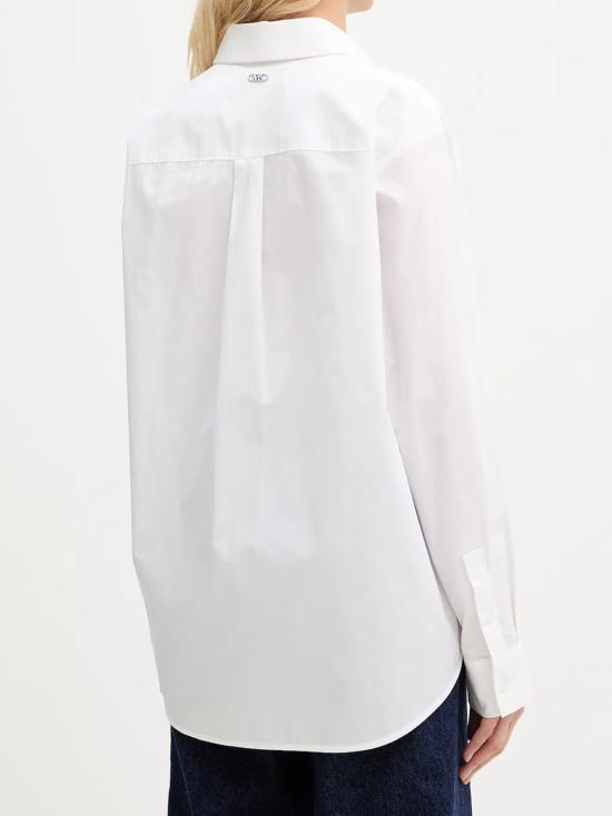  마이클 코어스 탑 포플린 셔츠 화이트 - MICHAEL KORS