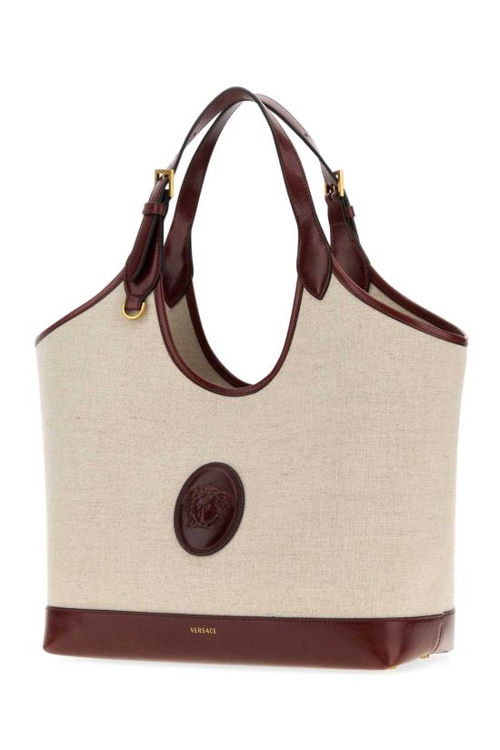 26SS 베르사체 토트백 10243231A17864 2KX9J Beige o Tan - VERSACE