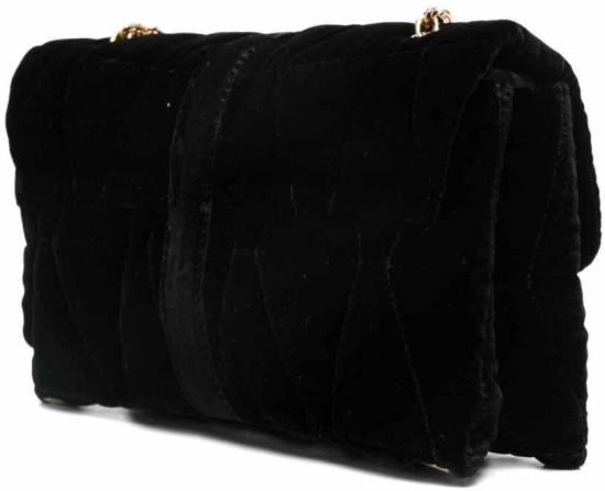 26SS 베르사체 클레이오 퀼티드 벨벳 미니백 10177401A159981B00V BLACK - VERSACE