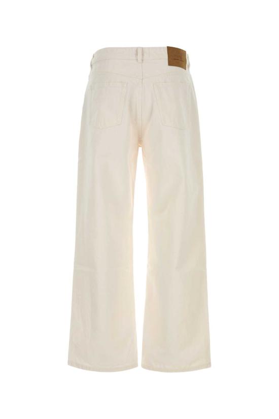 26SS 아미 코튼 라지 핏 진 HTR450DE0126 136 White - AMI