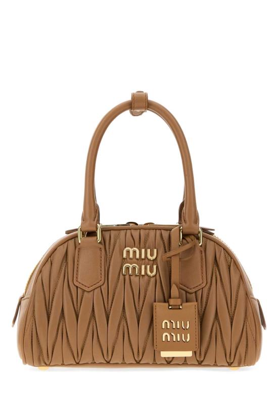 26SS 미우미우 토트백 5BB191VOLOAN88 F098L Camel