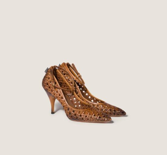 26SS 미우미우 힐/펌프스 5I654EFA0853ZN7 F0046 COGNAC