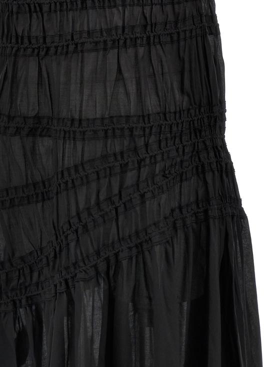  토리버치 원피스 숄더 타이 드레스 블랙 - TORY BURCH