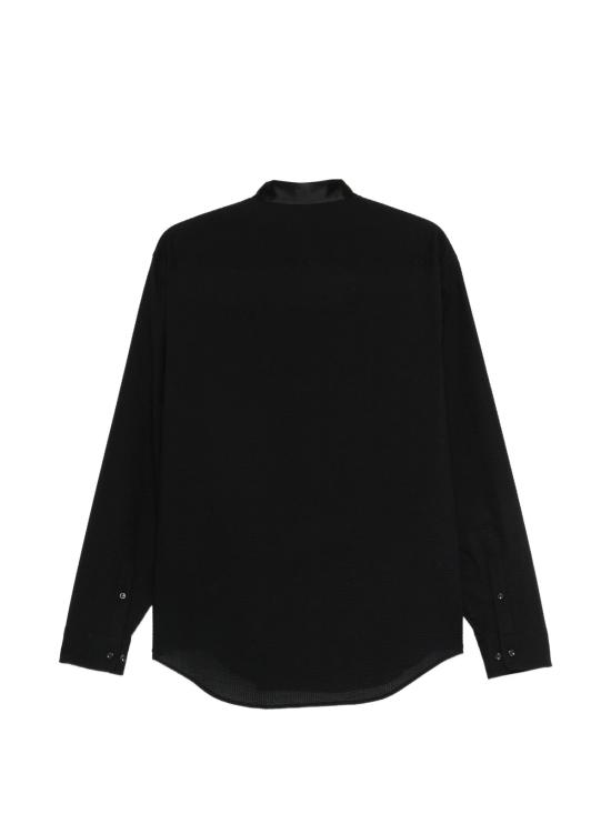  조르지오 아르마니 탑 카미시아 셔츠 블랙 - GIORGIO ARMANI