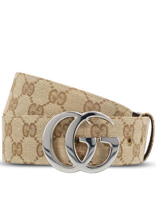  구찌 벨트 신투라  브라운