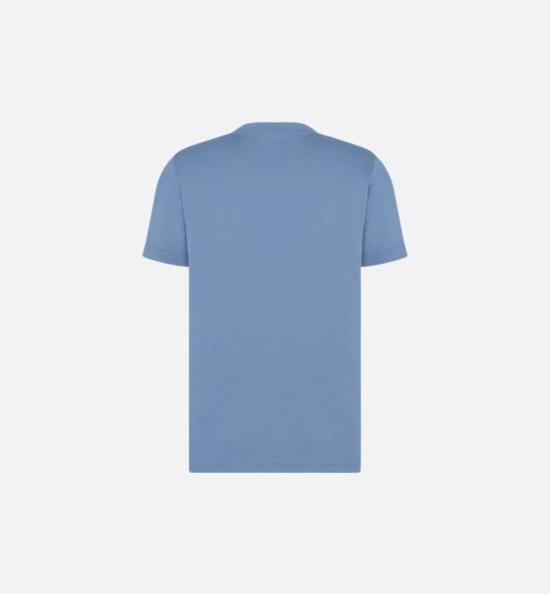  디올 탑 크리스찬  티셔츠 블루 - DIOR