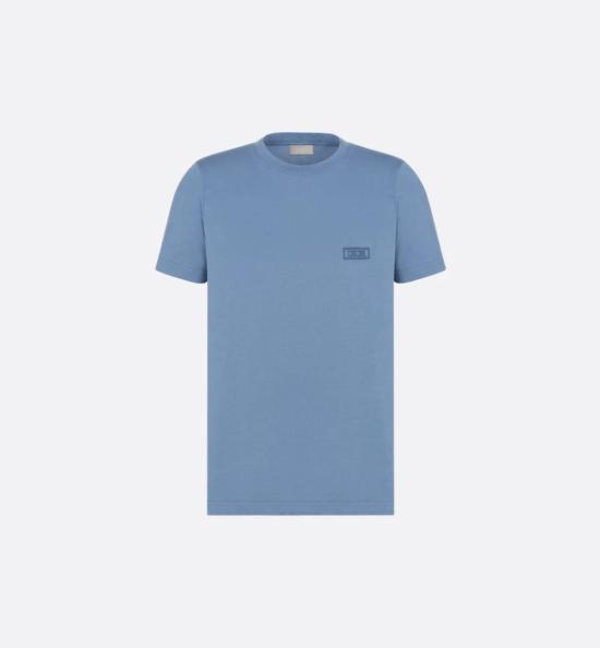  디올 탑 크리스찬  티셔츠 블루