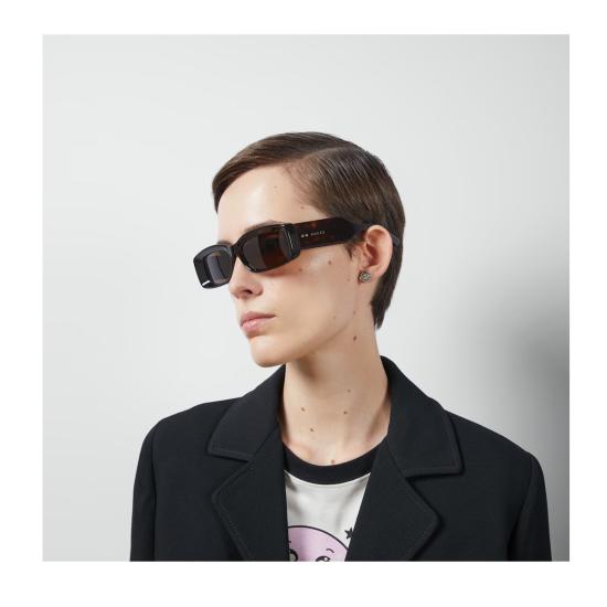  구찌 안경 GG1528 S002 선글라스 브라운 - GUCCI