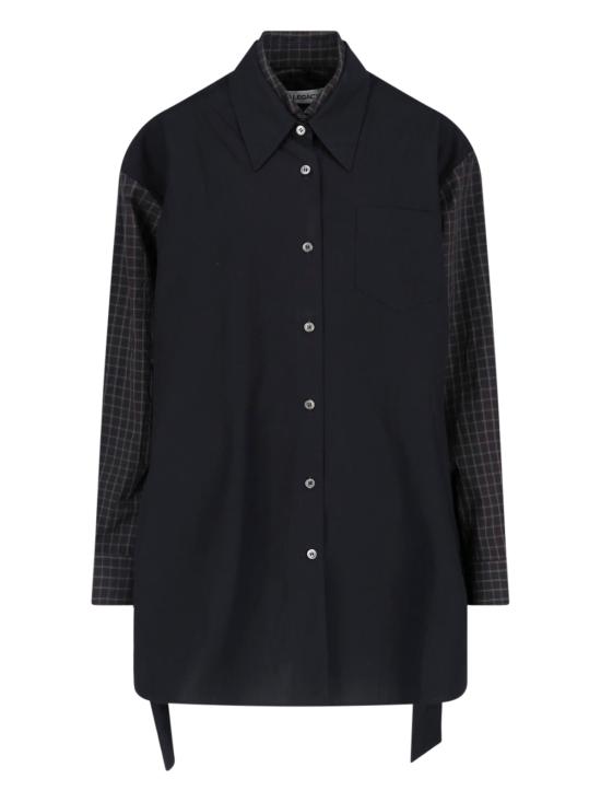 25FW 아워레가시 셔츠 W4252GB BLACK LIQUID POPLIN