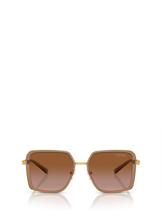 26FW 베르사체 선글라스 VE2261 100213 BROWN TRANSPARENT