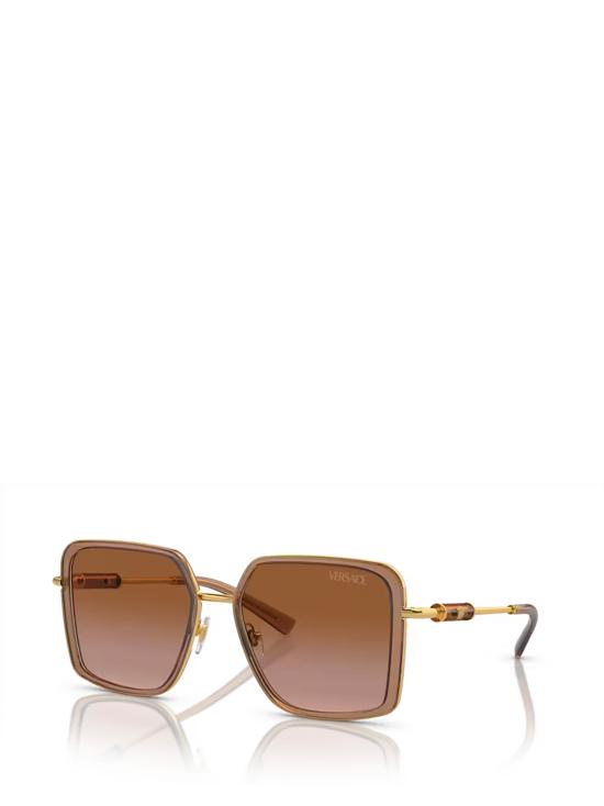 26FW 베르사체 선글라스 VE2261 100213 BROWN TRANSPARENT - VERSACE