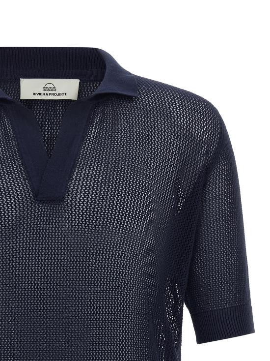 26SS 리비에라 프로젝트 폴로 티셔츠 PR74000RA23 Blue - RIVIERA PROJECT