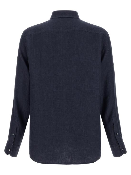 26SS 에르메네질도제냐 폴로 티셔츠 UHX51A3SRF13402 Blue - ERMENEGILDO ZEGNA