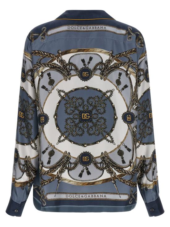 26SS 돌체앤가바나 긴팔 셔츠 G5IF1THI12BHT5XB Blue - DOLCE & GABBANA