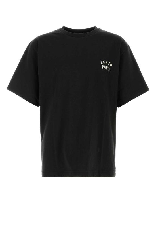  겐조 탑 오버사이즈 티셔츠 블랙