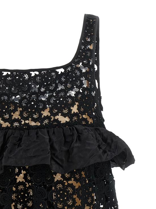 26SS 미우미우 숏 원피스 MF6359SOOO19SLF0002 Black - MIU MIU