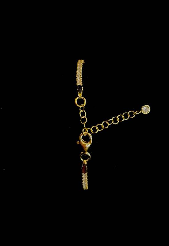  더 엔케이씨 스토어 팔찌 NKC 스토어 골드 마이크로 테니스 - The NKC Store