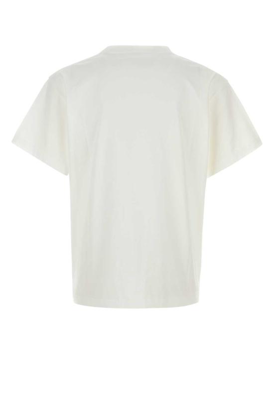  MM6 메종마르지엘라 탑 Mm6 메종 마르지엘라 코튼 티셔츠 (겉감 화이트) - MM6 MAISON MARGIELA