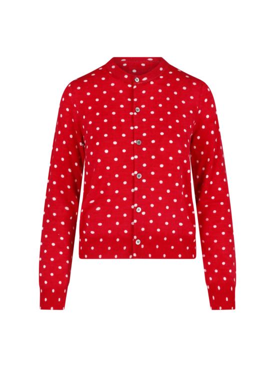 25FW 꼼데가르송 가디건 NP N008 W25 Red