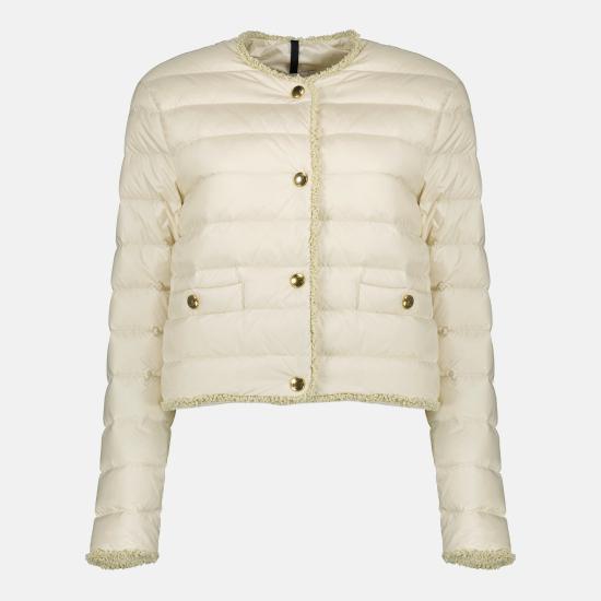 26SS 몽클레어 숏패딩 1A00104 597YF 20N LIGHT BEIGE DOM