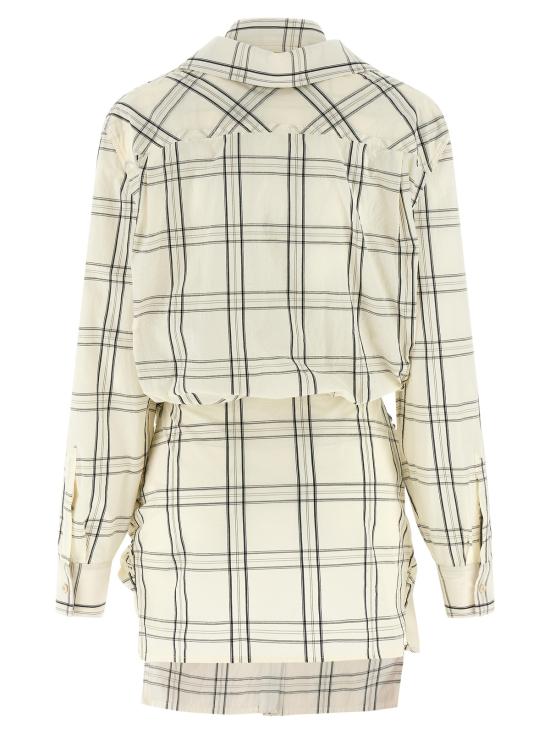  디 아티코 숏 원피스 아티코 셰미지에 드레스 멀티컬러 - THE ATTICO