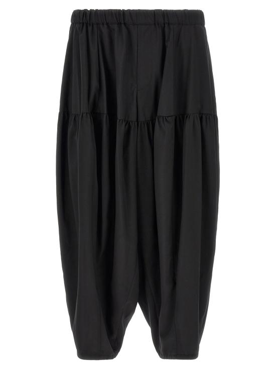  꼼데가르송 팬츠 Comme Des Garçons 블랙 배럴 레그