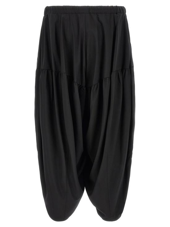  꼼데가르송 팬츠 Comme Des Garçons 블랙 배럴 레그 - COMME DES GARCONS