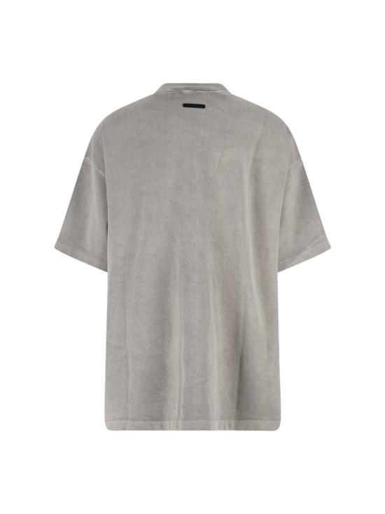 26SS 피어오브갓 반팔 티셔츠 125SP264472F FADED SEAL Grey - FEAR OF GOD