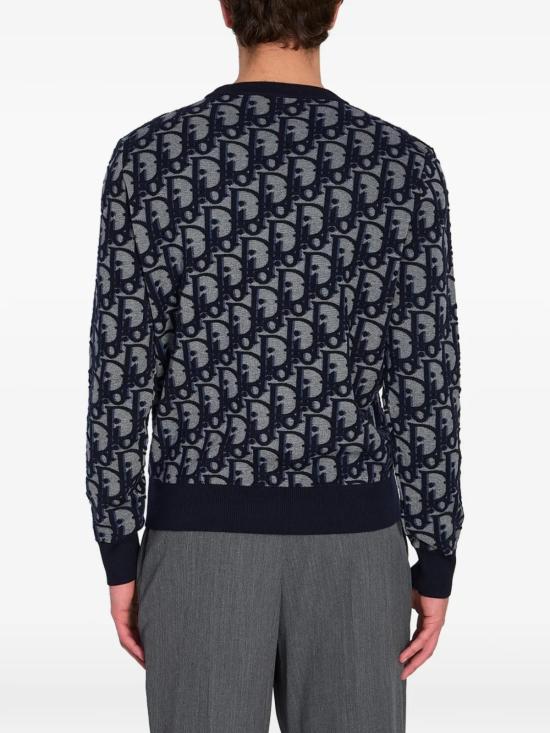  디올 탑 크리스찬  니트  블루 - DIOR