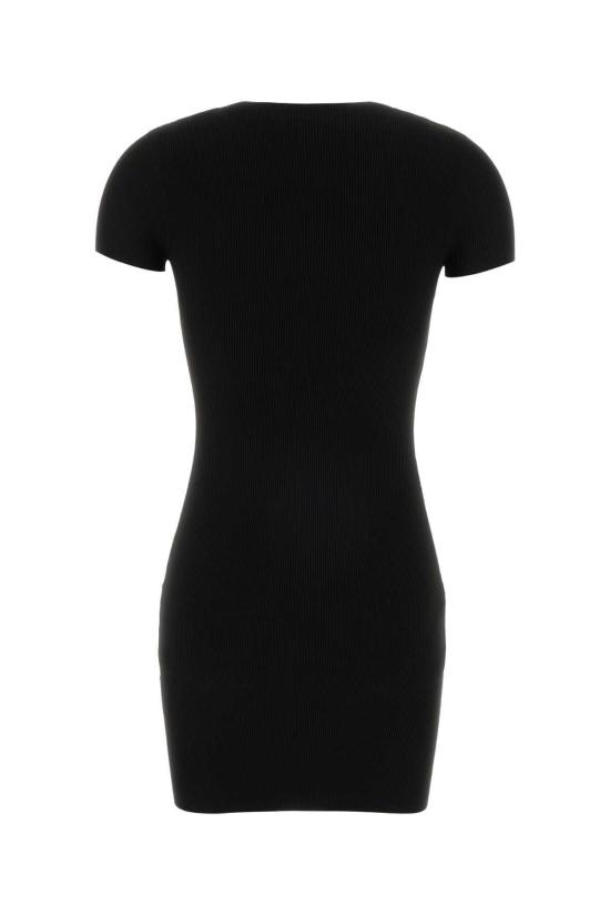  알렉산더 왕 숏 원피스 스트레치 저지 미니 드레스 블랙 - ALEXANDER WANG
