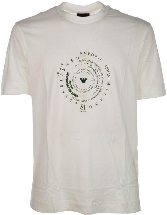 26SS 엠포리오 아르마니 반팔 티셔츠 EM004995AF13747U0003 DIVERS