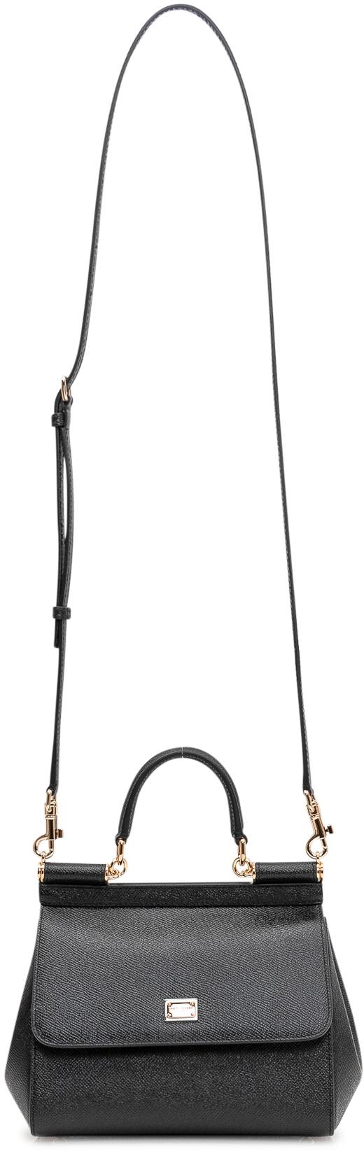 26SS 돌체앤가바나 미디움 시실리 핸드백 BB6003B100180999 BLACK - DOLCE & GABBANA