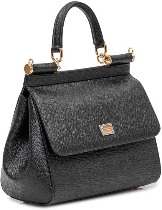 26SS 돌체앤가바나 미디움 시실리 핸드백 BB6003B100180999 BLACK - DOLCE & GABBANA