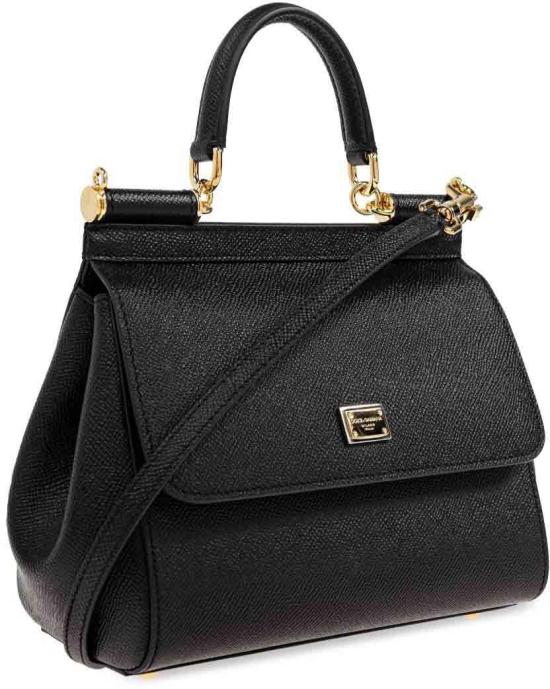 26FW 돌체앤가바나 미디움 시실리 핸드백 BB6003B100180999 BLACK - DOLCE & GABBANA