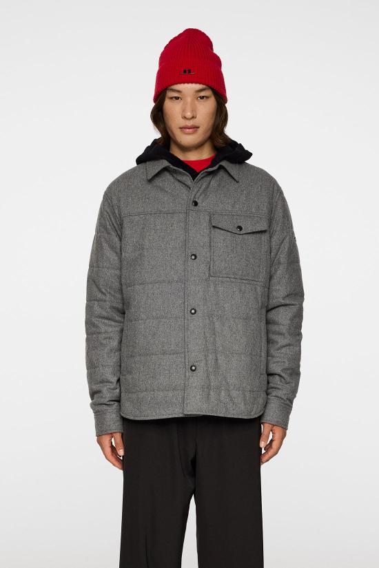 26SS 제이린드버그 패딩 FMOS15300 U242 DARK GREY MELANGE DOM - J LINDEBERG
