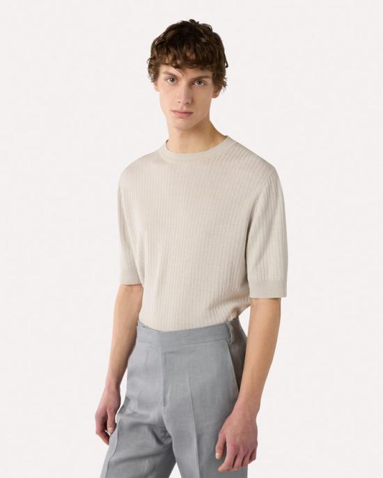 26SS 라르디니 스웨터 CNLTMC77 CN64015A 910 BEIGE DOM - LARDINI