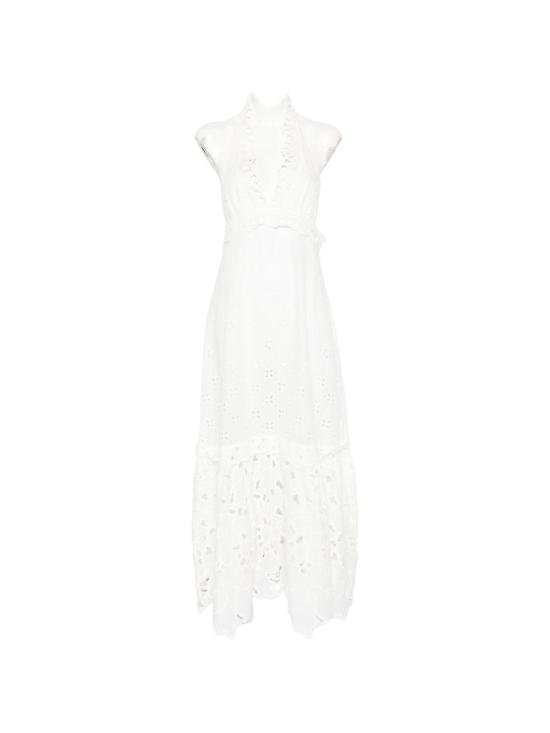 26SS 에르마노 설비노 롱 원피스 D484Q609 QYD10602 Bianco