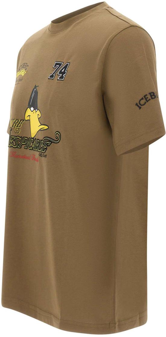 26SS 아이스 비 아이스버그 반팔 티셔츠 26EI1P0F026627AKHAKI BEIGE - ICE B ICEBERG