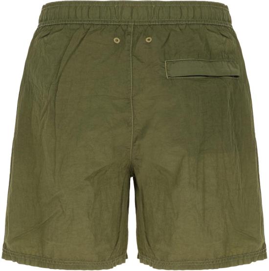 26SS 스톤 아일랜드 포켓 나일론 메탈 에코닐 에코닐 레귤러 핏 미드 렝스 스윔 쇼츠 S15B100004S0043V005G GREEN - STONE ISLAND