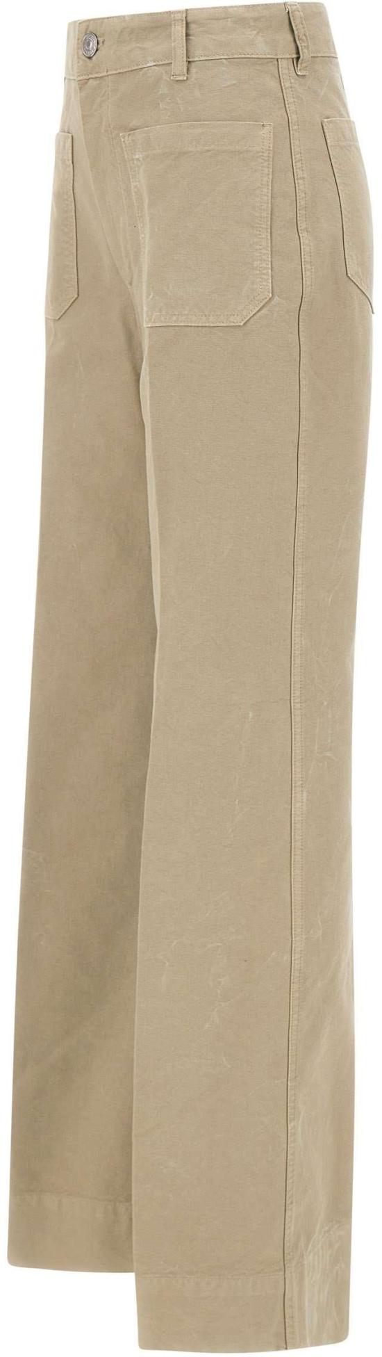 26SS 빅토리아 베컴 스트레이트 팬츠 1226DJE007252ESTONEGRY BEIGE - VICTORIA BECKHAM